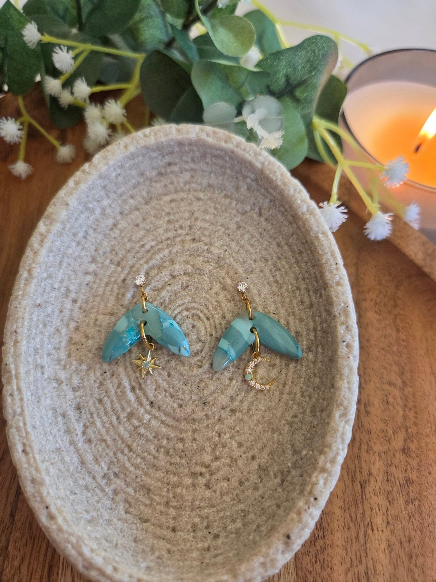 Soléa marbrée Turquoise - Auralys