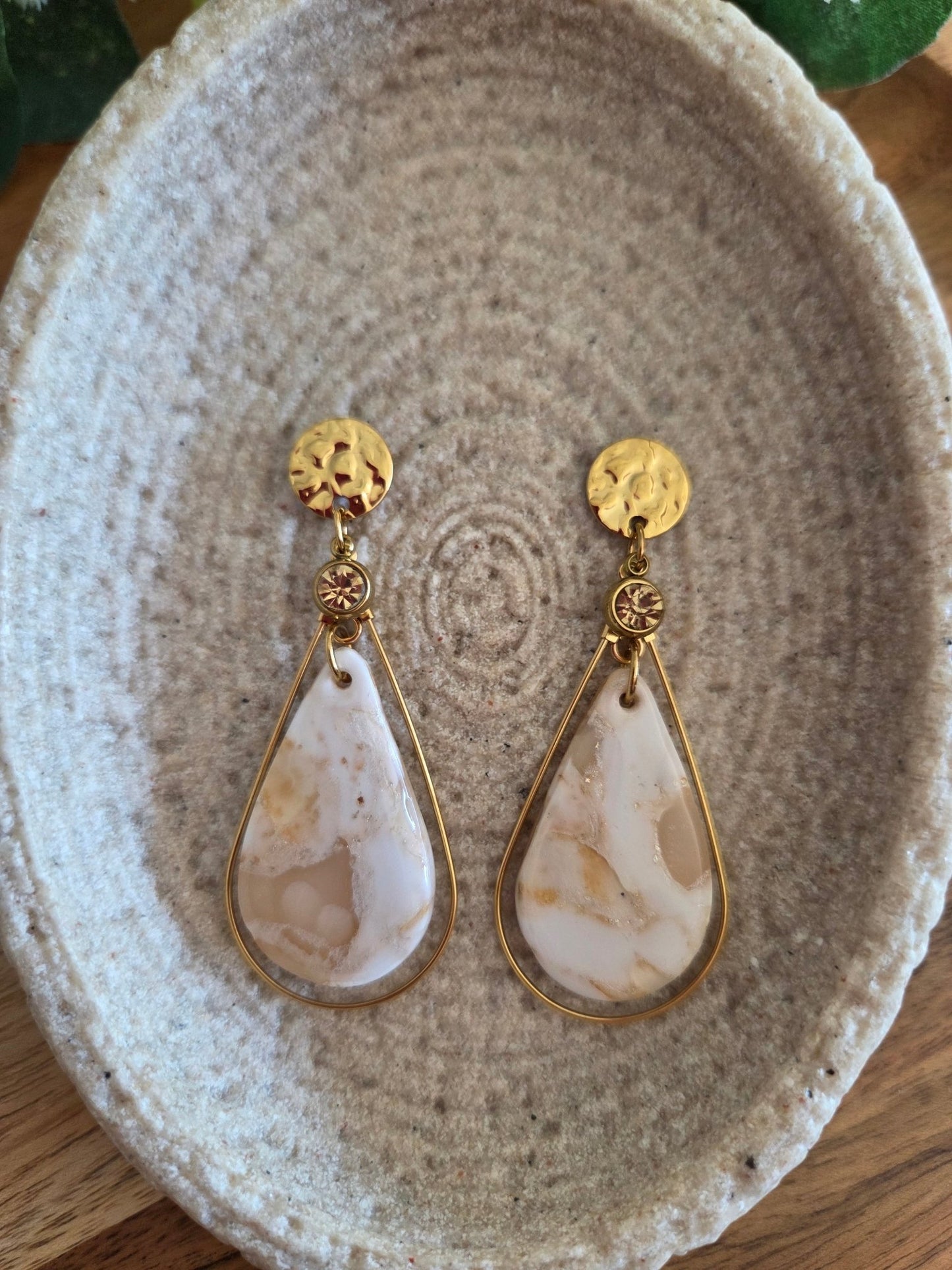 Ovaline Beige et Blanc - Auralys