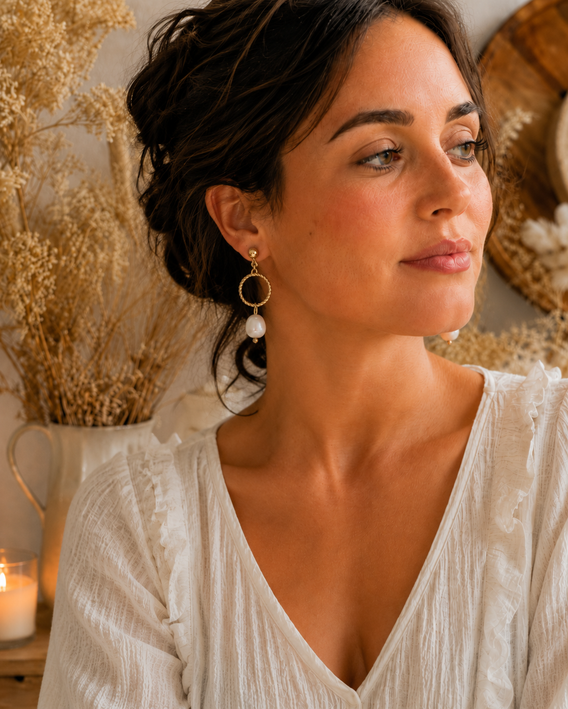 Boucles d’oreilles Halo