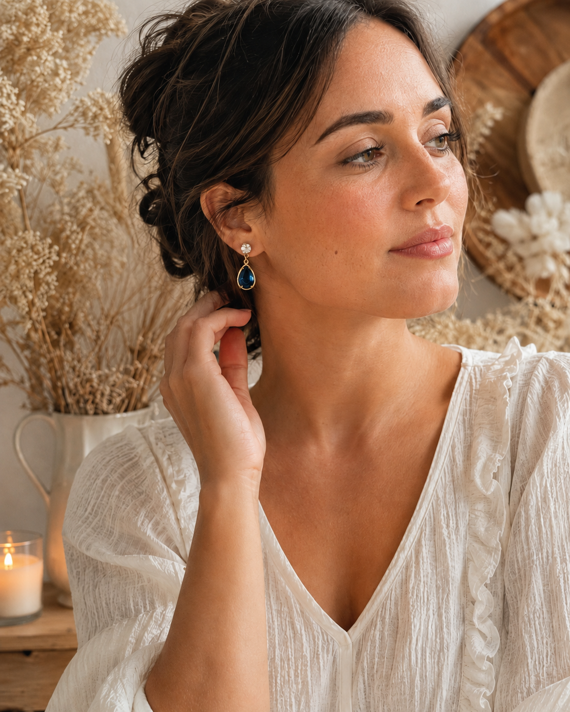 Boucles d’oreilles Rosée - Personnalisable